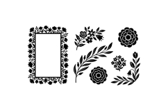 Hand Drawn Floral SVG For Invitations Product Image 3