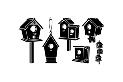 Hand Drawn Birdhouse SVG For Crafts Product Image 2