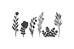 Hand Drawn Wildflower SVG For Invitations Product Image 2