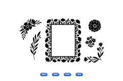 Hand Drawn Floral Clipart For Invitations Product Image 2