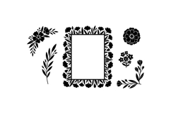 Hand Drawn Floral Clipart For Invitations Product Image 3