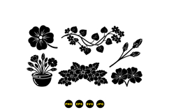 Hand Drawn Floral Clipart For Invitations Product Image 3