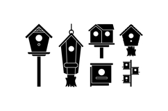 Hand Drawn Birdhouse SVG For Crafts Product Image 1