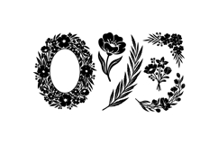 Hand Drawn Floral Clipart For Wedding Invites Product Image 2