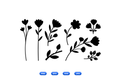 Hand Drawn Floral SVG For Invitations Product Image 2