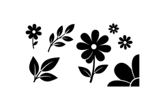 Hand Drawn Floral SVG Graphics For Cricut Crafts Product Image 3