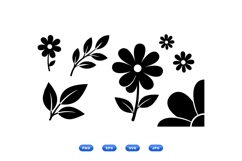 Hand Drawn Floral SVG Graphics For Cricut Crafts Product Image 2