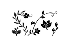 Hand Drawn Floral SVG Elements For Invitations Product Image 2