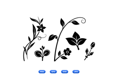 Hand Drawn Floral SVG For Invitations Product Image 2