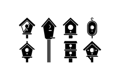 Hand Drawn Birdhouse SVG For Crafts Product Image 1