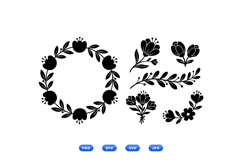 Hand Drawn Floral Clipart For Wedding Invitations Product Image 2