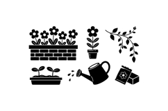 Hand Drawn Garden SVG Icon For Crafts Product Image 3
