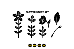 Hand Drawn Floral SVG For Wedding Invites Product Image 3