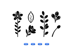 Floral SVG For Crafts And Printables Product Image 1