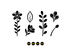 Floral SVG For Crafts And Printables Product Image 3