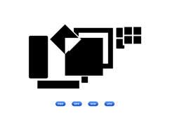 Minimal Geometric Frames Vector For Crafts Product Image 2