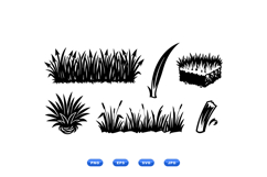 Hand Drawn Grass Illustration For Crafts Product Image 1