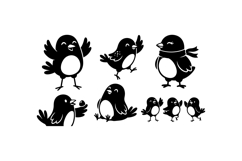 Hand Drawn Bird Clipart Kit For Crafts And Printables Product Image 2