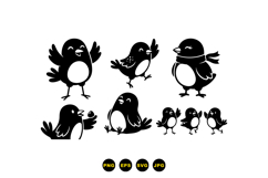 Hand Drawn Bird Clipart Kit For Crafts And Printables Product Image 3