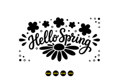 Hand Drawn Spring Floral Clipart For Crafts Product Image 3
