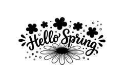 Hand Drawn Spring Floral Clipart For Invitations Product Image 1