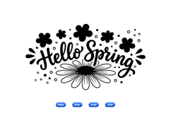 Hand Drawn Spring Floral Clipart For Invitations Product Image 2