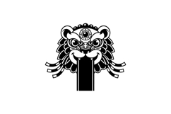Chinese Lion Head Clipart For Festival Crafts Product Image 3