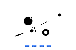 Minimal Dot And Circle Vector For Crafts Product Image 2