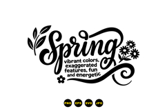 Hand Drawn Spring Floral SVG For Crafts Product Image 3