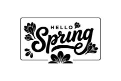Hand Drawn Spring Floral Clipart For Invitations Product Image 3