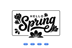 Hand Drawn Spring Floral Clipart For Invitations Product Image 2