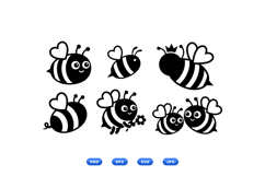 Cute Bumble Bee Clipart For Crafts Product Image 2
