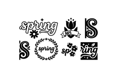 Hand Drawn Spring Floral SVG For Crafts Product Image 2