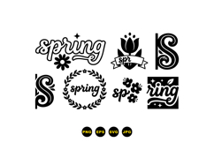 Hand Drawn Spring Floral SVG For Crafts Product Image 3
