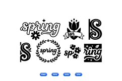Hand Drawn Spring Floral SVG For Crafts Product Image 1