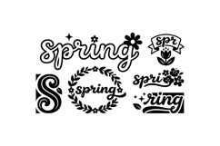 Hand Drawn Spring Floral SVG For Crafts Product Image 3
