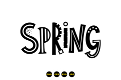 Spring Hand Lettered Typography For Crafts Product Image 3