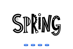 Spring Hand Lettered Typography For Crafts Product Image 1