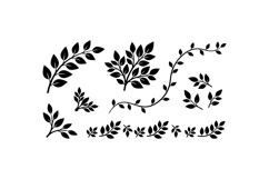 Hand Drawn Leaf Clipart For Wedding Invites Product Image 3