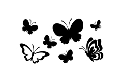 Hand Drawn Butterfly Clipart For Wedding Invites Product Image 2