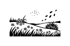 Hand Drawn Meadow Floral SVG For Crafts Product Image 3
