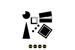 Geometric SVG Shapes For Crafts And Decor Product Image 1