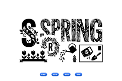 Hand Drawn Spring Floral Clipart For Invitations Product Image 2