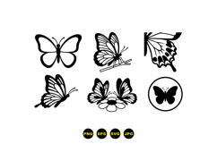 Butterfly SVG For Crafts And Printables Product Image 3