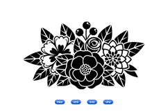 Hand Drawn Floral Clipart For Invitations Product Image 2