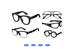 Eyeglasses SVG For Printables And Crafts Product Image 1