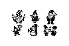 Hand Drawn Valentine Gnome SVG For Crafts Product Image 3
