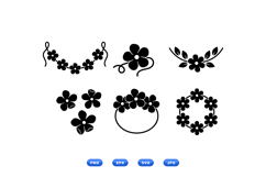 Hand Drawn Floral SVG For Invitations Product Image 2