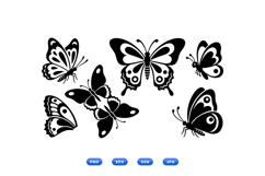 Hand Drawn Butterfly Vector For Crafts Product Image 2