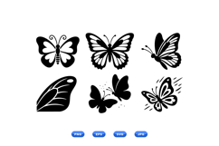 Butterfly Vector Clipart For Crafts Product Image 2